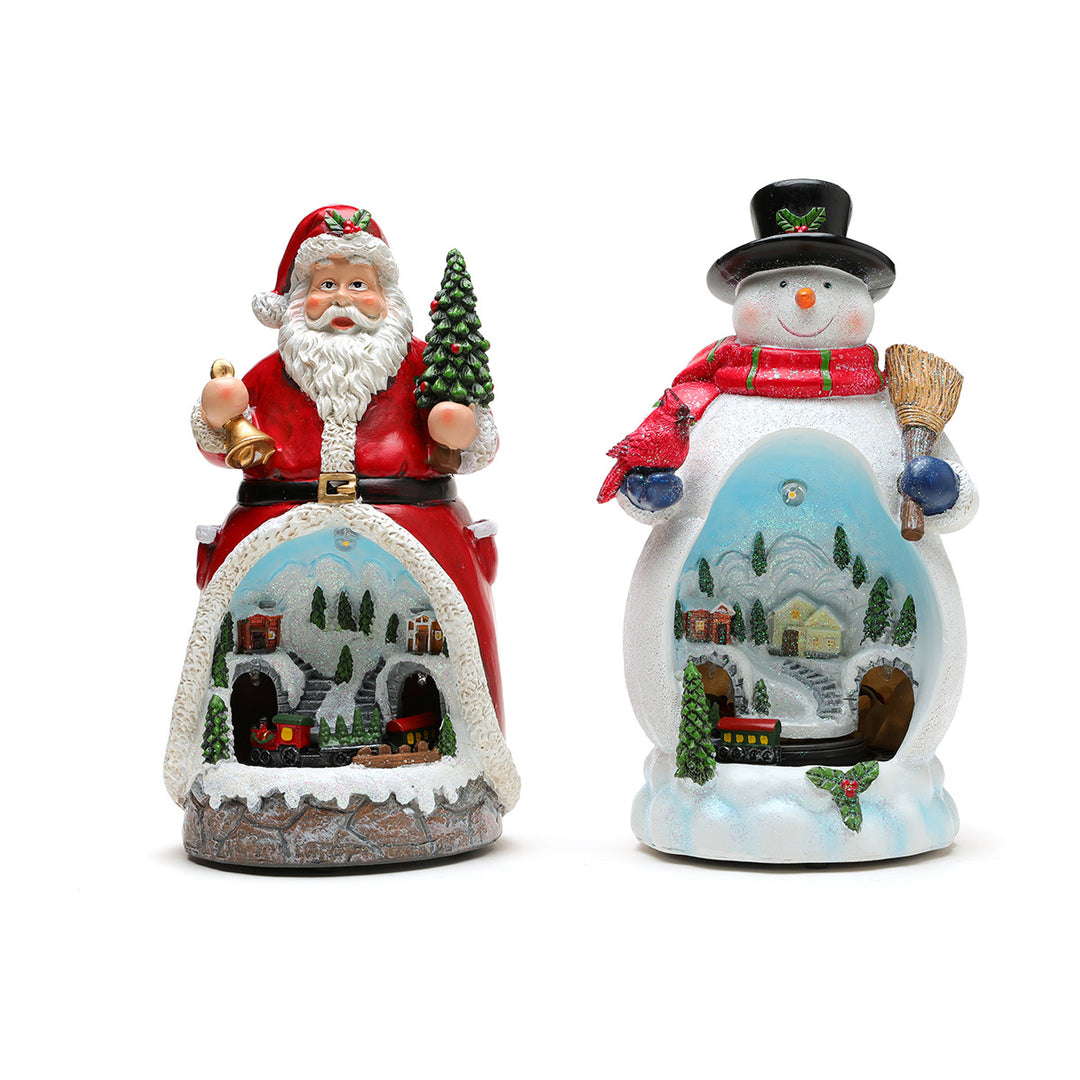 LED Light-Up Snowman Figurine Kalsten