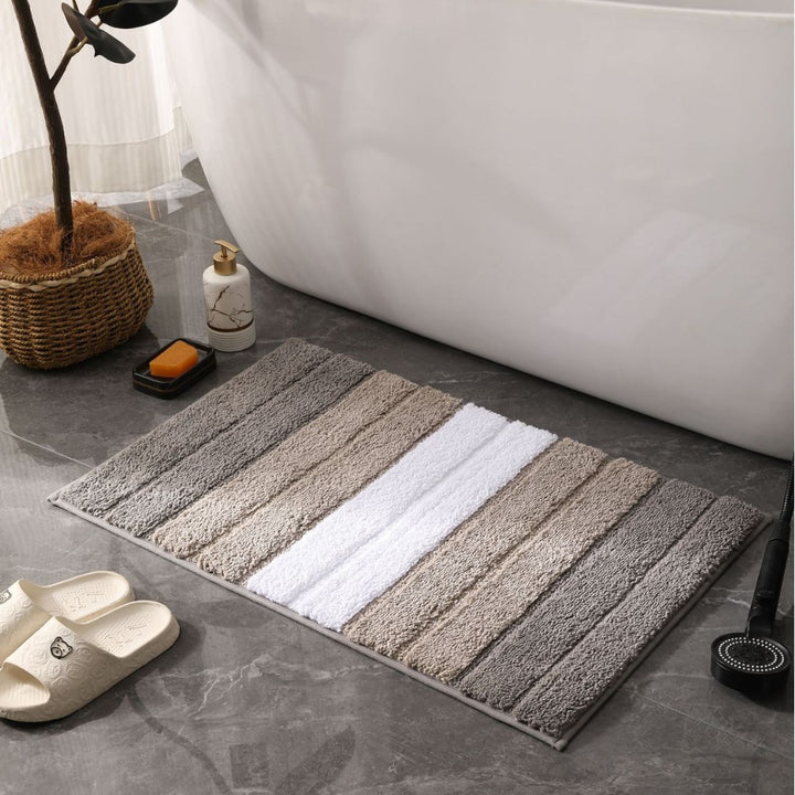 Cozy Textured Bath Mat Kalsten