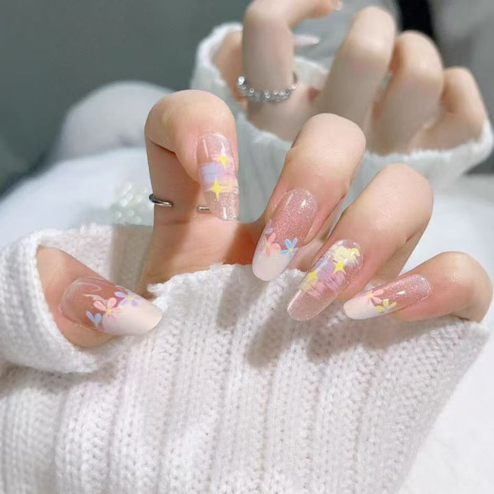 Decorative Press-On Nail Design Kalsten