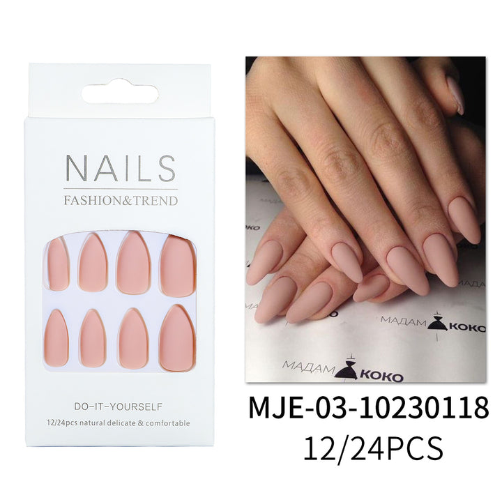 Professional Almond-Shaped Press-On Nail Tips Kalsten