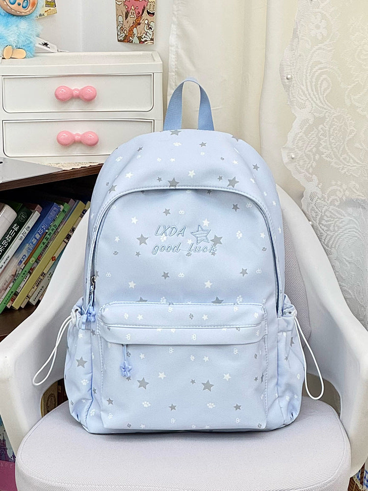 Star Patterned School Backpack Kalsten