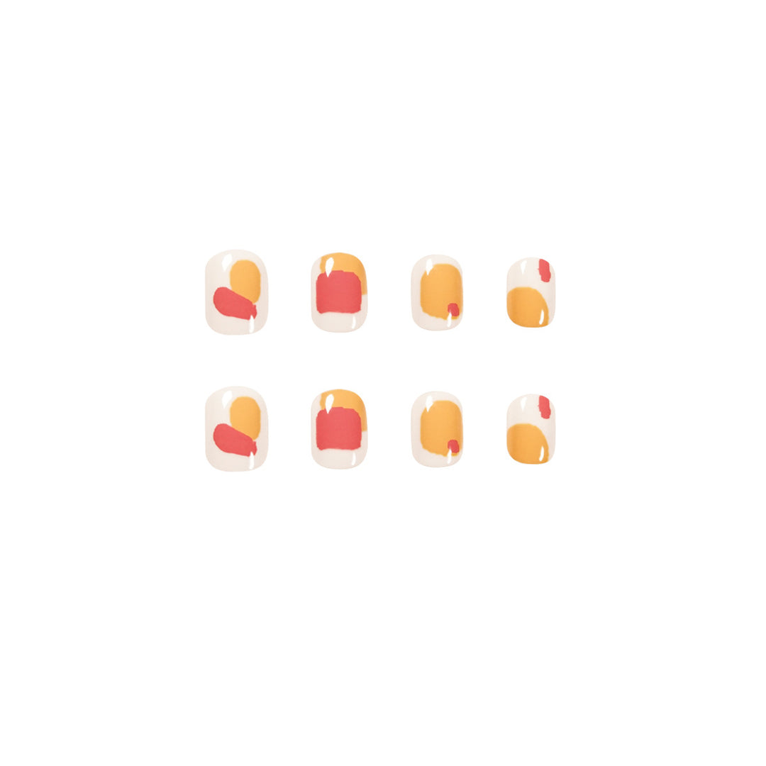 Artful Nail Art with Colorful Accents Kalsten