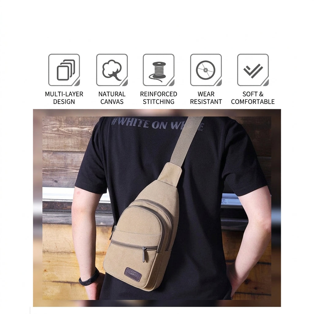 Compact Crossbody Sling Bag
