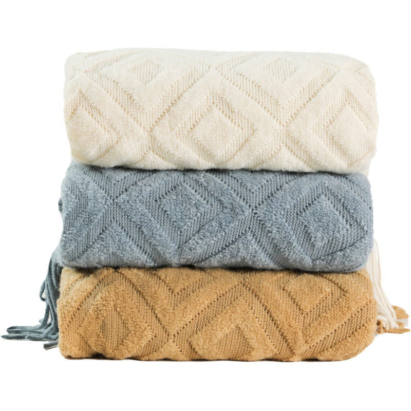 Cozy Decorative Woven Throw Blanket Kalsten