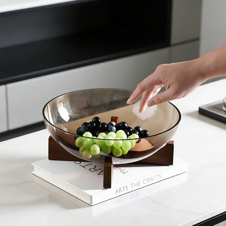 Modern Decorative Glass Serving Bowl