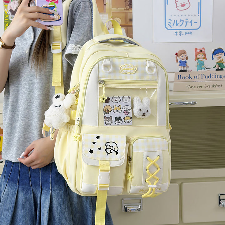 Cute Animal Print School Backpack Kalsten