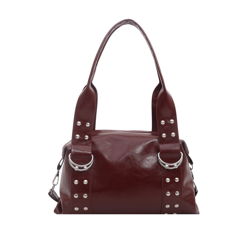 Studded Structured Handbag