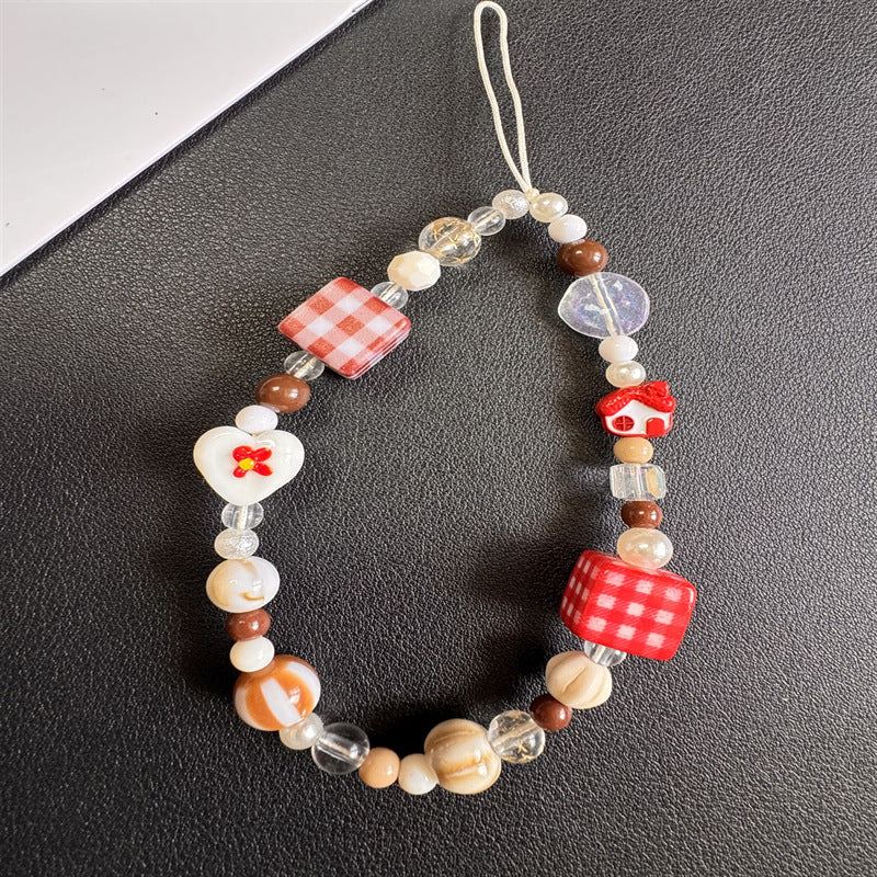 Beaded Decorative Charm Lanyard Kalsten