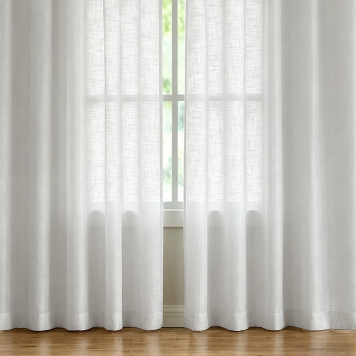 Sheer Linen Window Curtains Kalsten