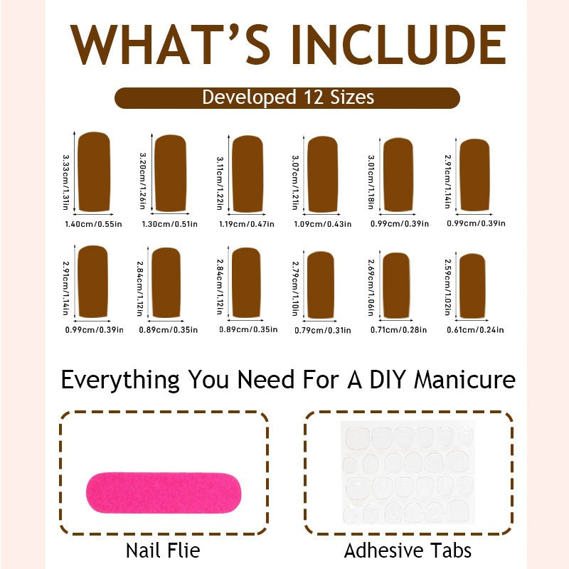 Artificial nail set with elegant rhinestone and glitter accents Kalsten