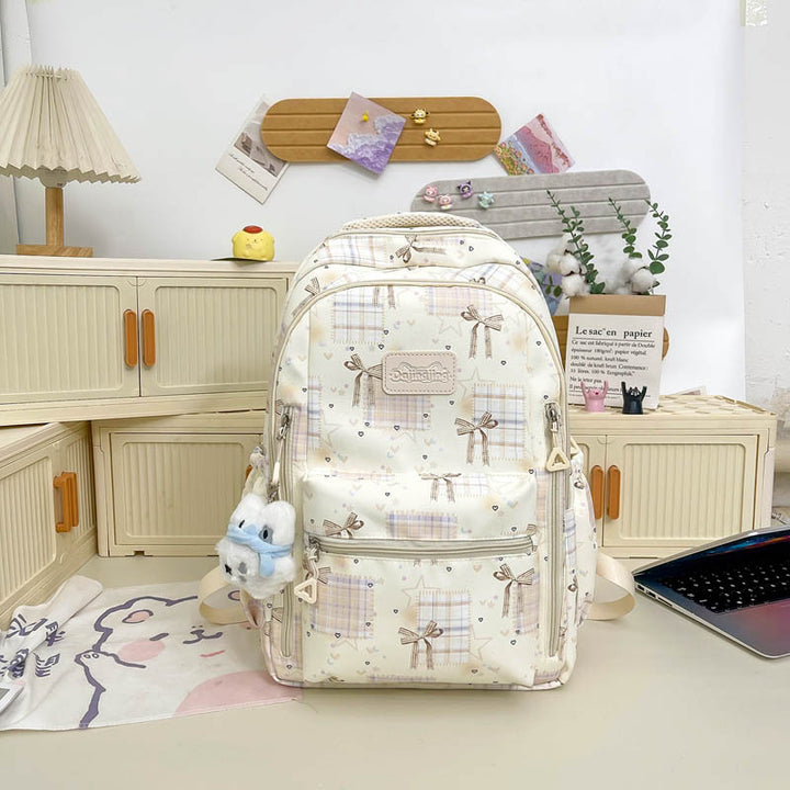 Cute Graphic Print School Backpack Kalsten