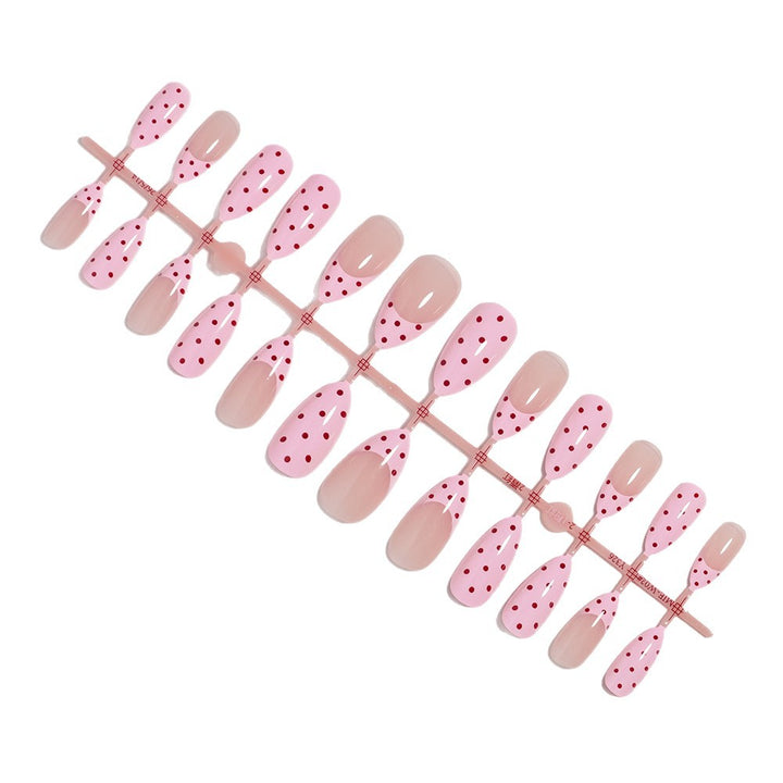 Artistic Polka Dot Press-On Nail Design Kalsten