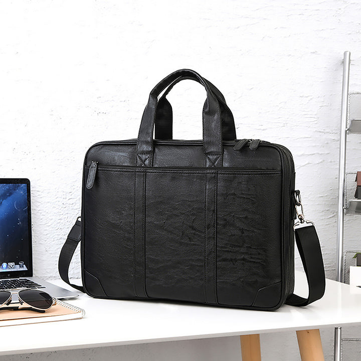 Premium Leather Business Briefcase Kalsten