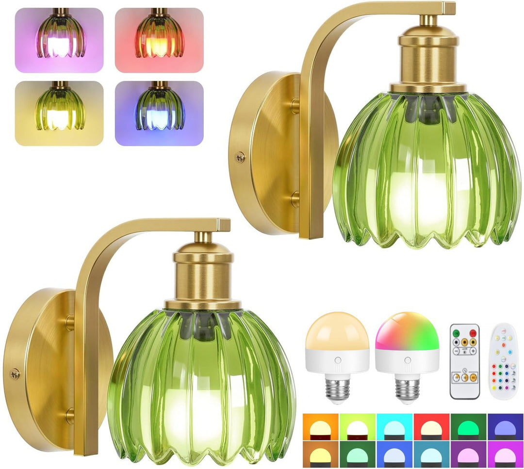 Color-Changing LED Wall Sconce