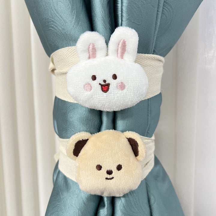 Plush Teddy Curtain Tieback