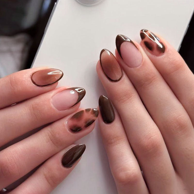 Glossy Ombre Stiletto Press-On Nails