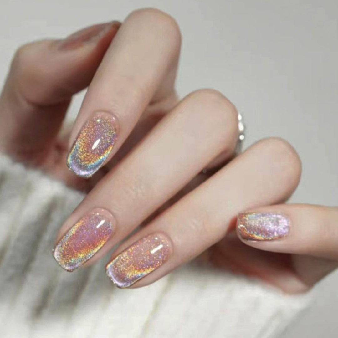 Shimmering Press-On Nail Art Set