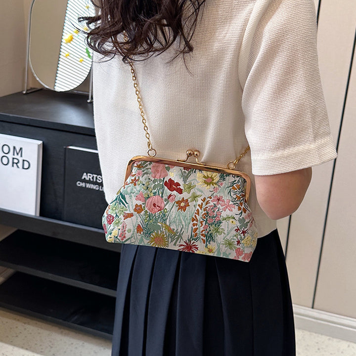 Decorative Floral Clutch