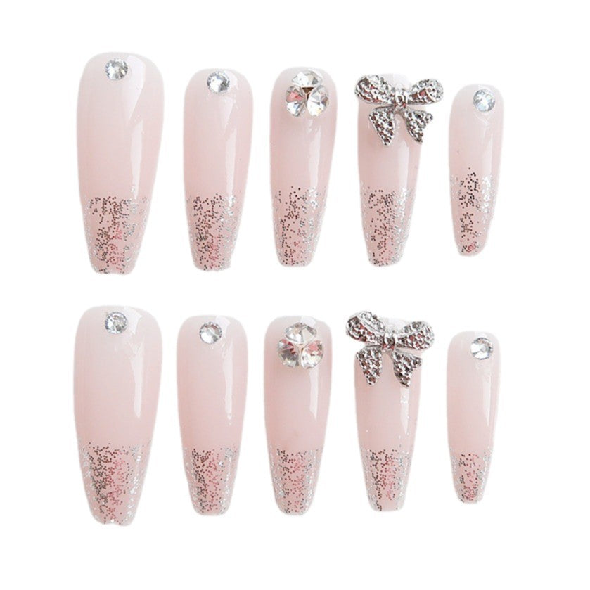 Glamorous Glittery Press-On Nail Set