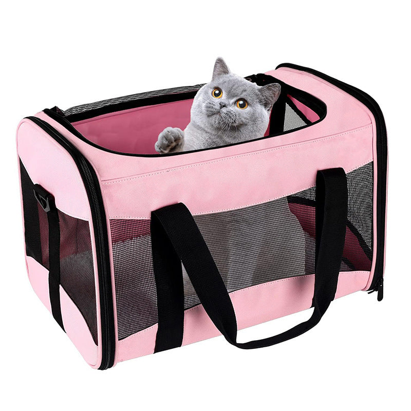 Pet carrier bag with breathable mesh windows Kalsten