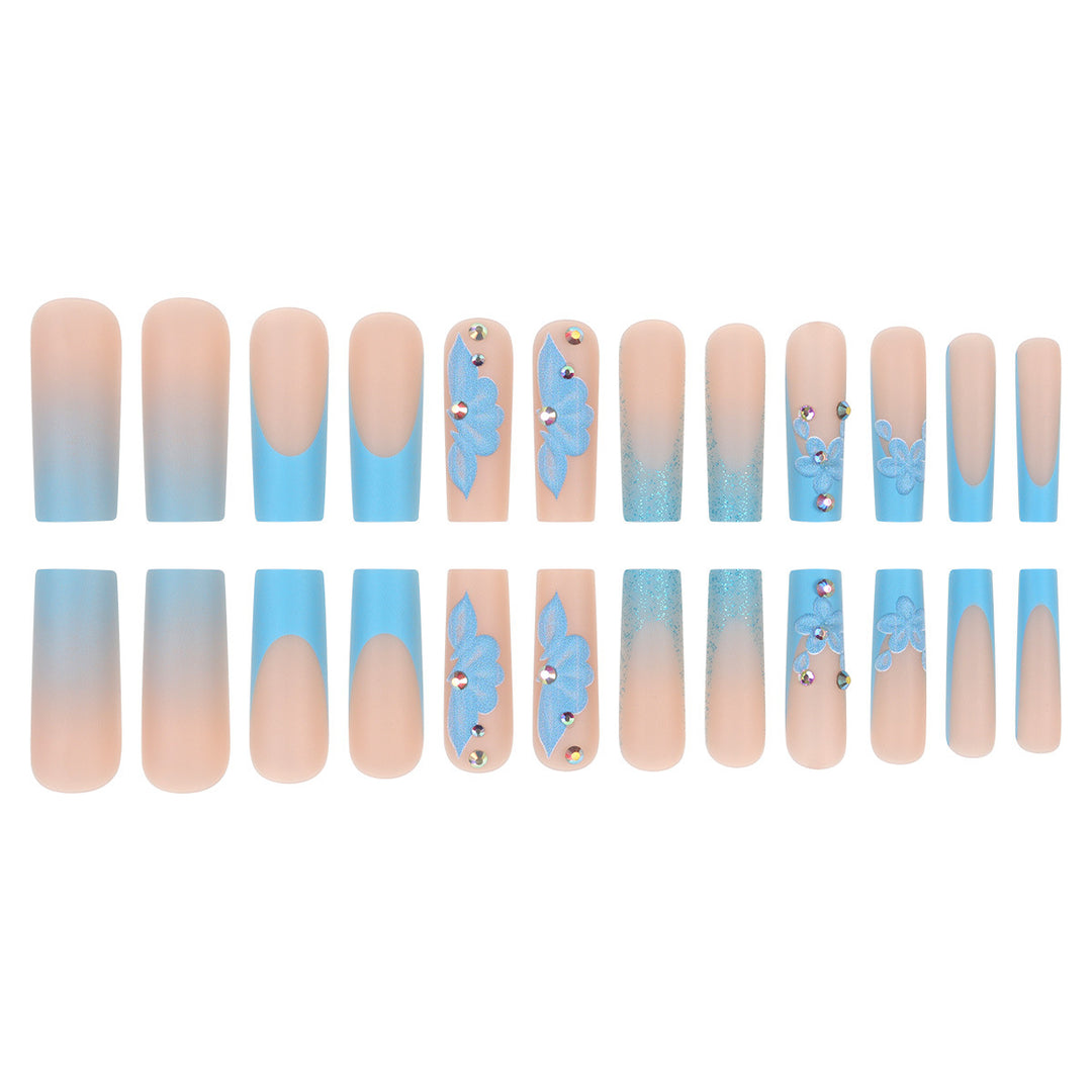 Decorative Floral Acrylic Press-On Nails Kalsten 1789085963