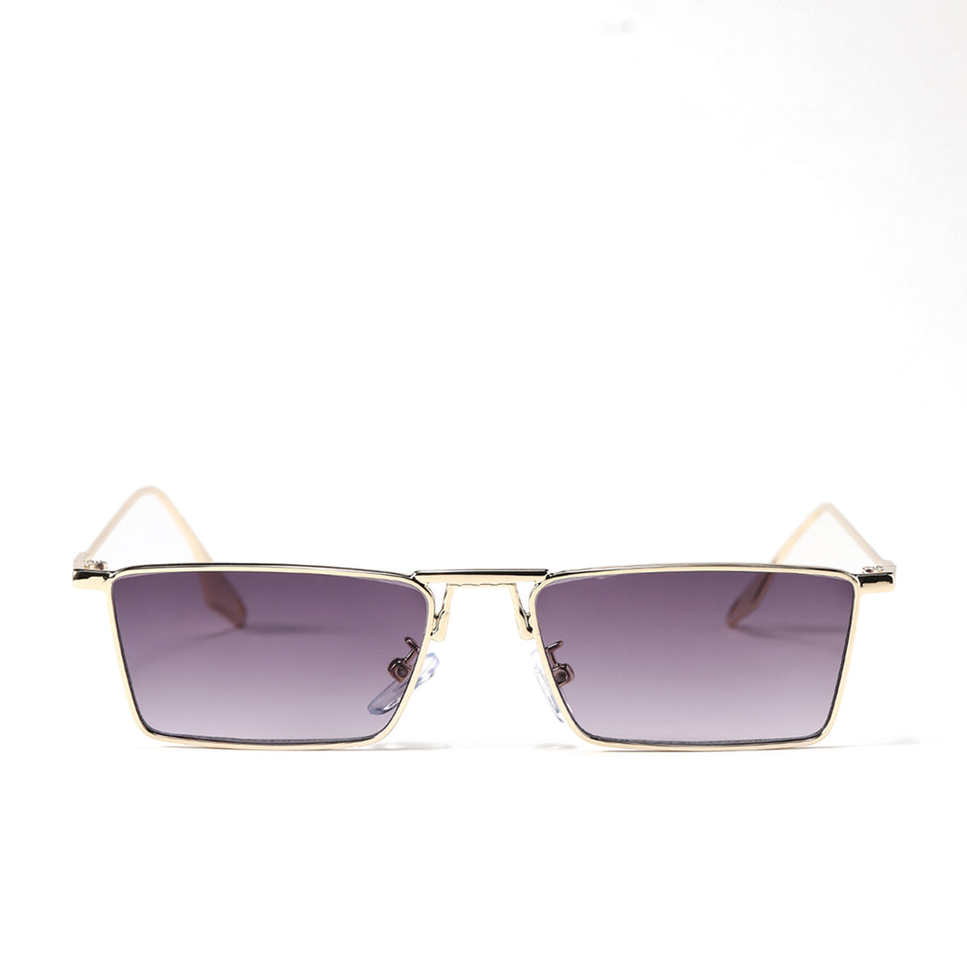 Ladies elegant geometric sunglasses with stylish metal frame Kalsten