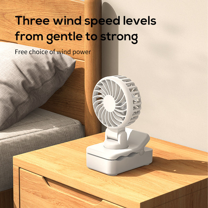 Women's portable clip fan with adjustable tilt angle Kalsten