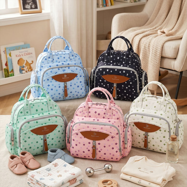Stylish Multi-Pocket Diaper Bag Backpack Kalsten