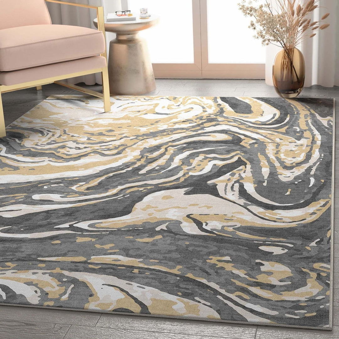 Geometric Abstract Area Rug