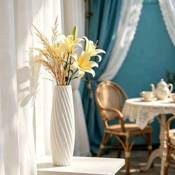 Elegant Twisted Decorative Vase Kalsten