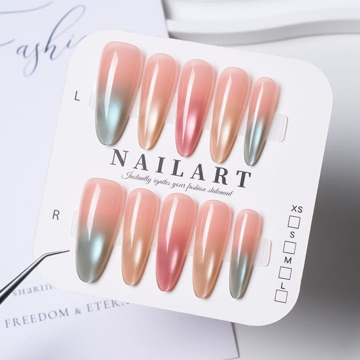 Artificial nails with elegant color gradient Kalsten