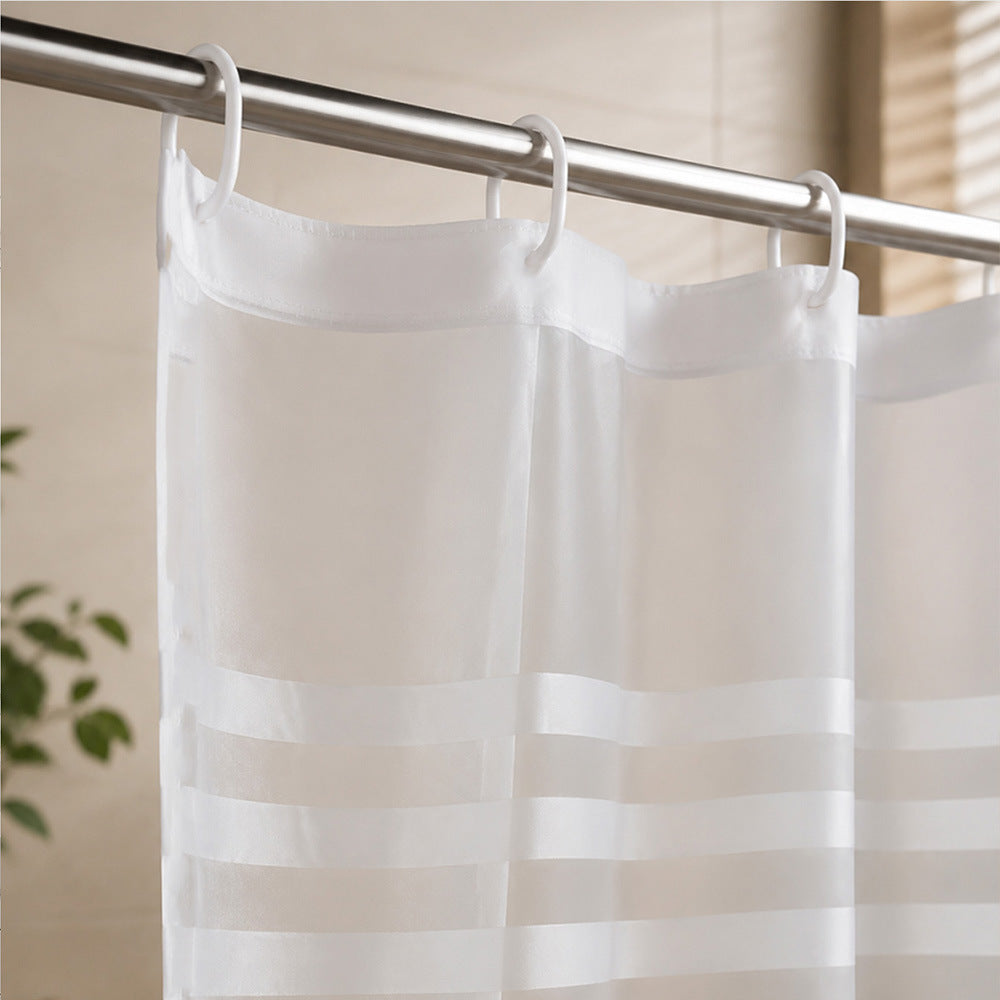 Waterproof Stripe Shower Curtain Kalsten
