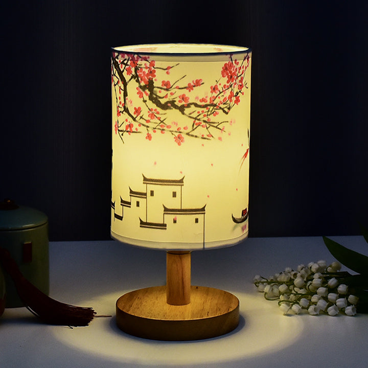 Home Decor Floral Patterned Table Lamp