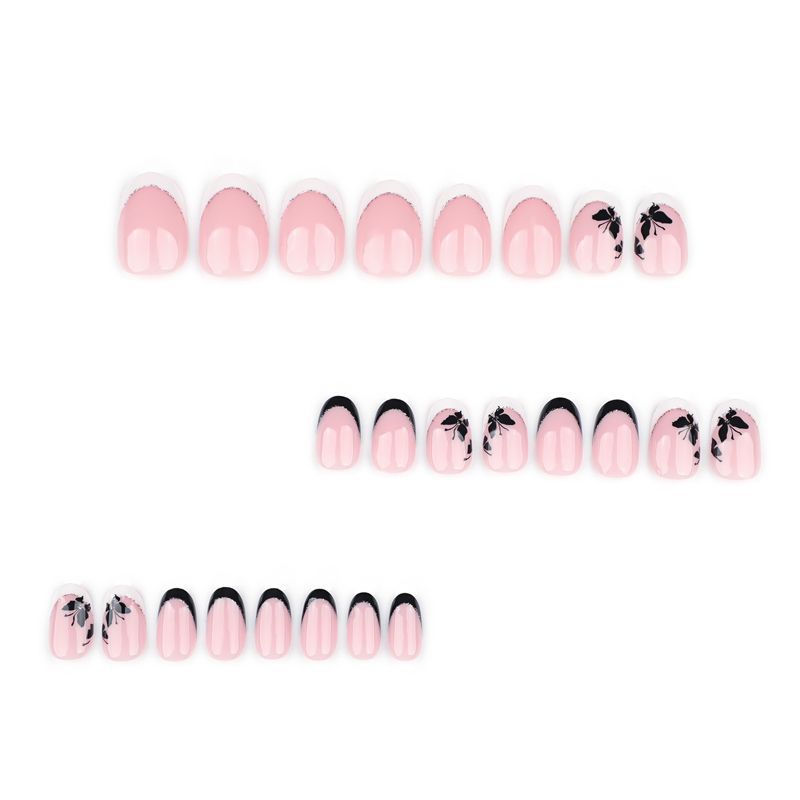 Nail art set with elegant butterfly designs Kalsten