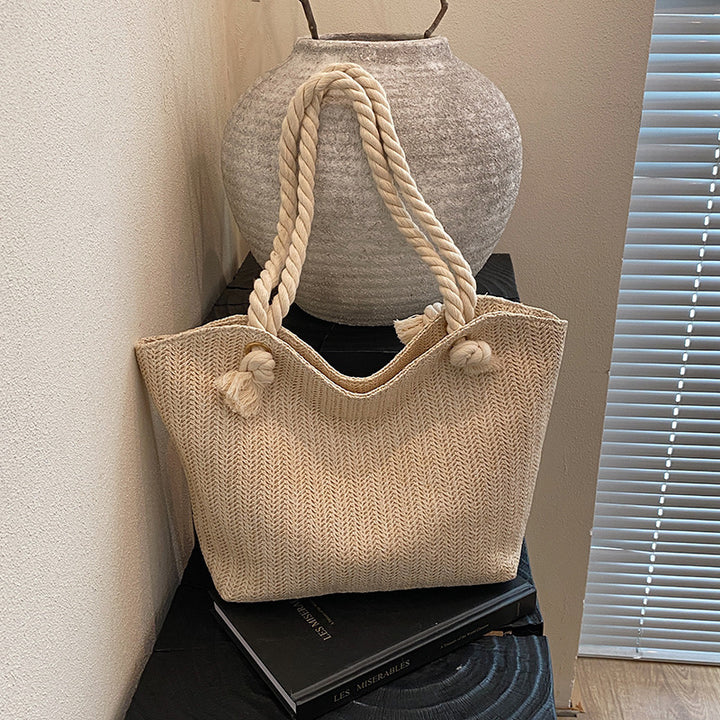 Chic Handwoven Beach Tote Bag Kalsten