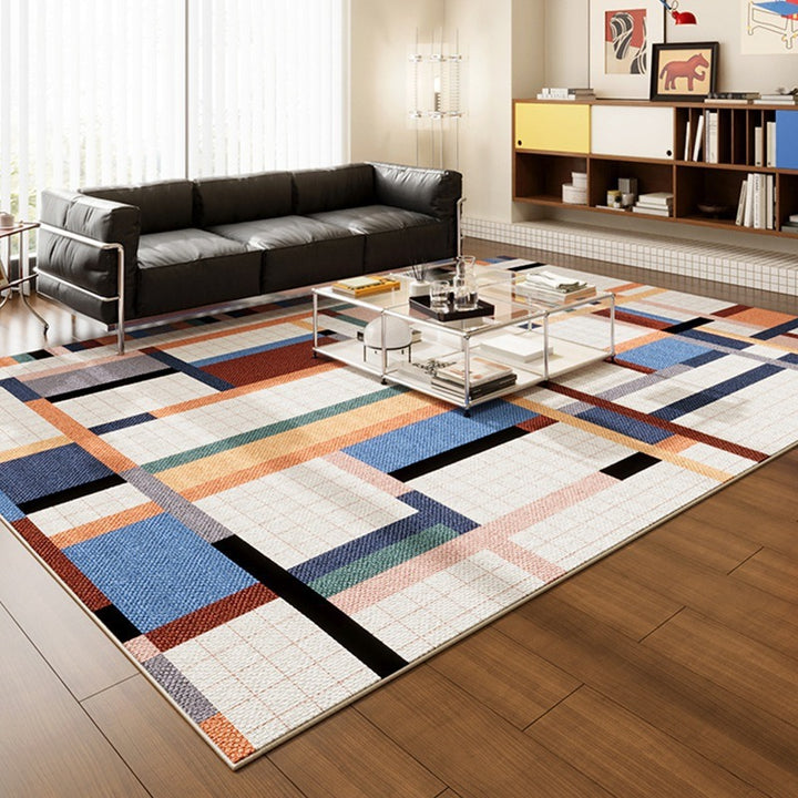 Geometric Pattern Area Rug Kalsten