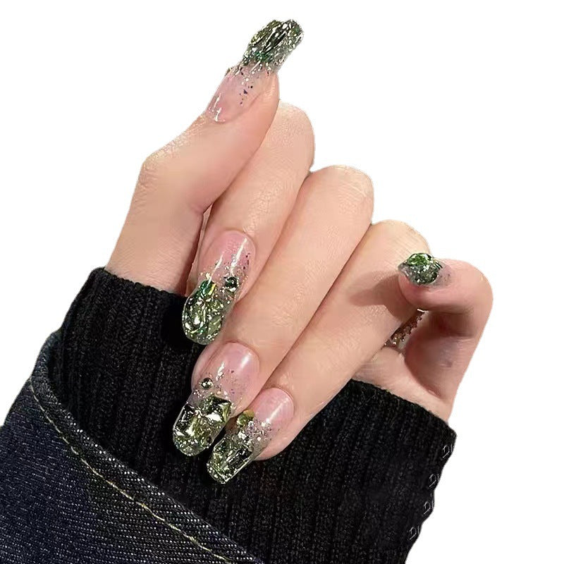 Glittering artificial nails in modern design Kalsten