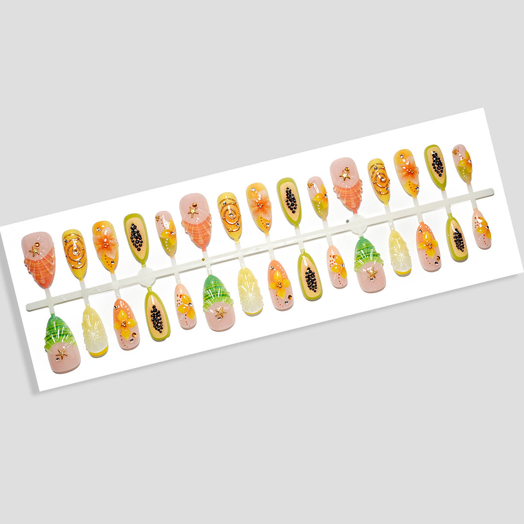Creative Press-On Nail Art Set