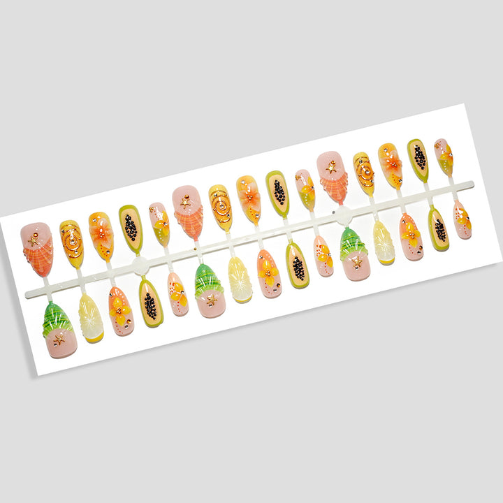 Creative Press-On Nail Art Set