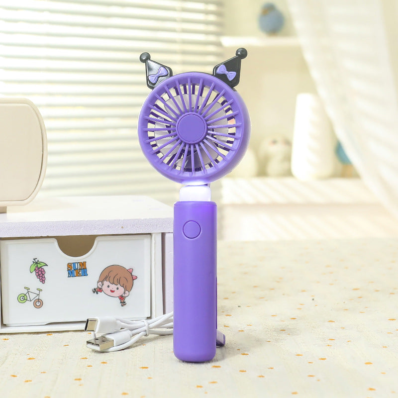 Women's Portable Bunny Design Hand Fan Kalsten