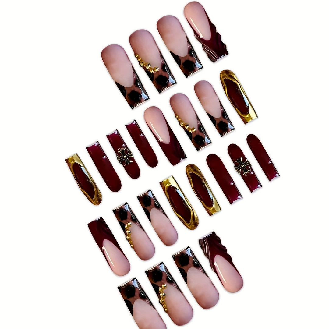 Glamorous Stiletto Press-On Nail Art Set Kalsten