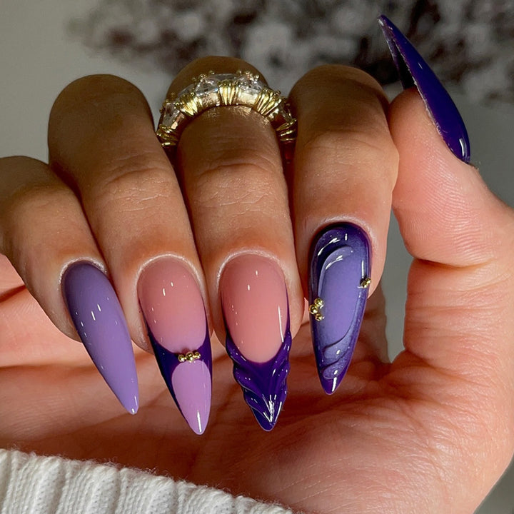 Premium Artistic Stiletto Nail Enhancements Kalsten