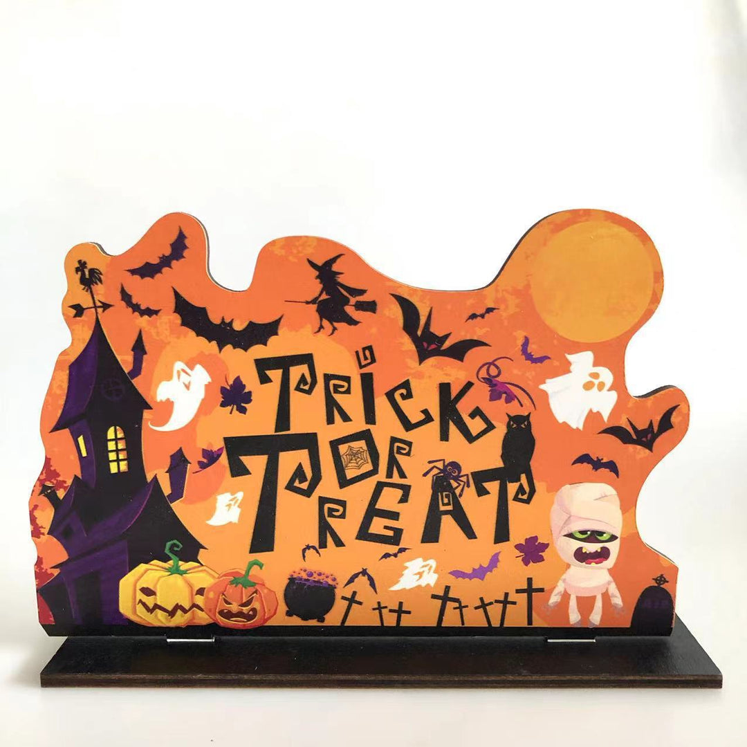 Halloween-Themed Decorative Table Centerpiece