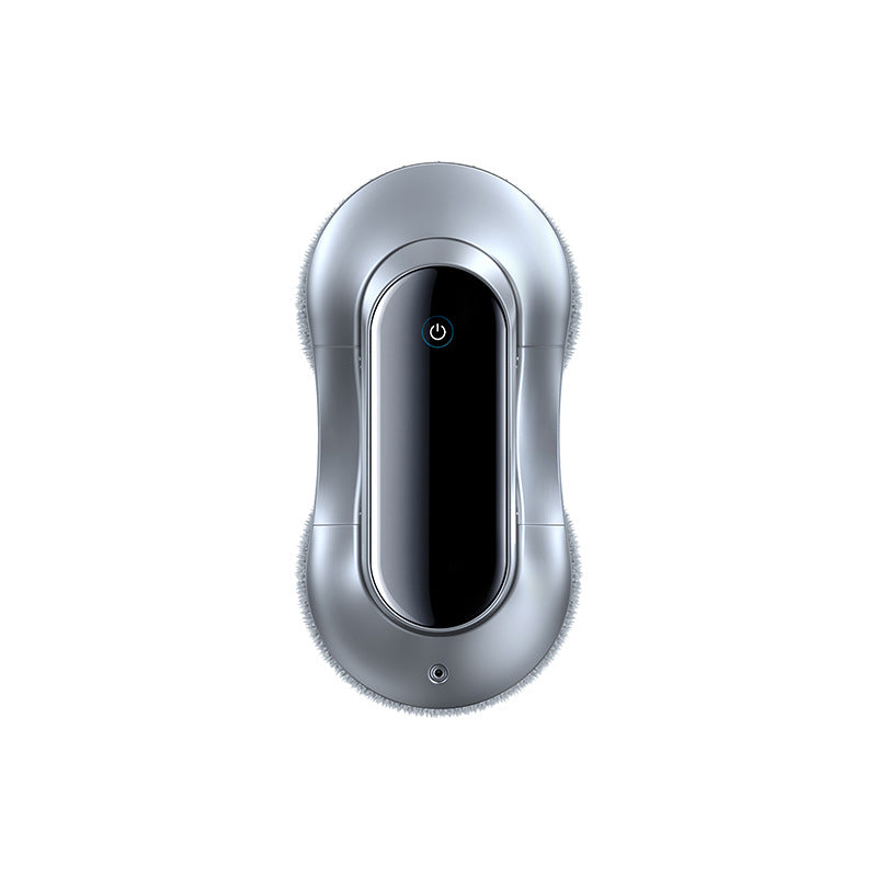 cordless smart magnetic glass window cleaning robot with dual microfiber rotating pads Kalsten