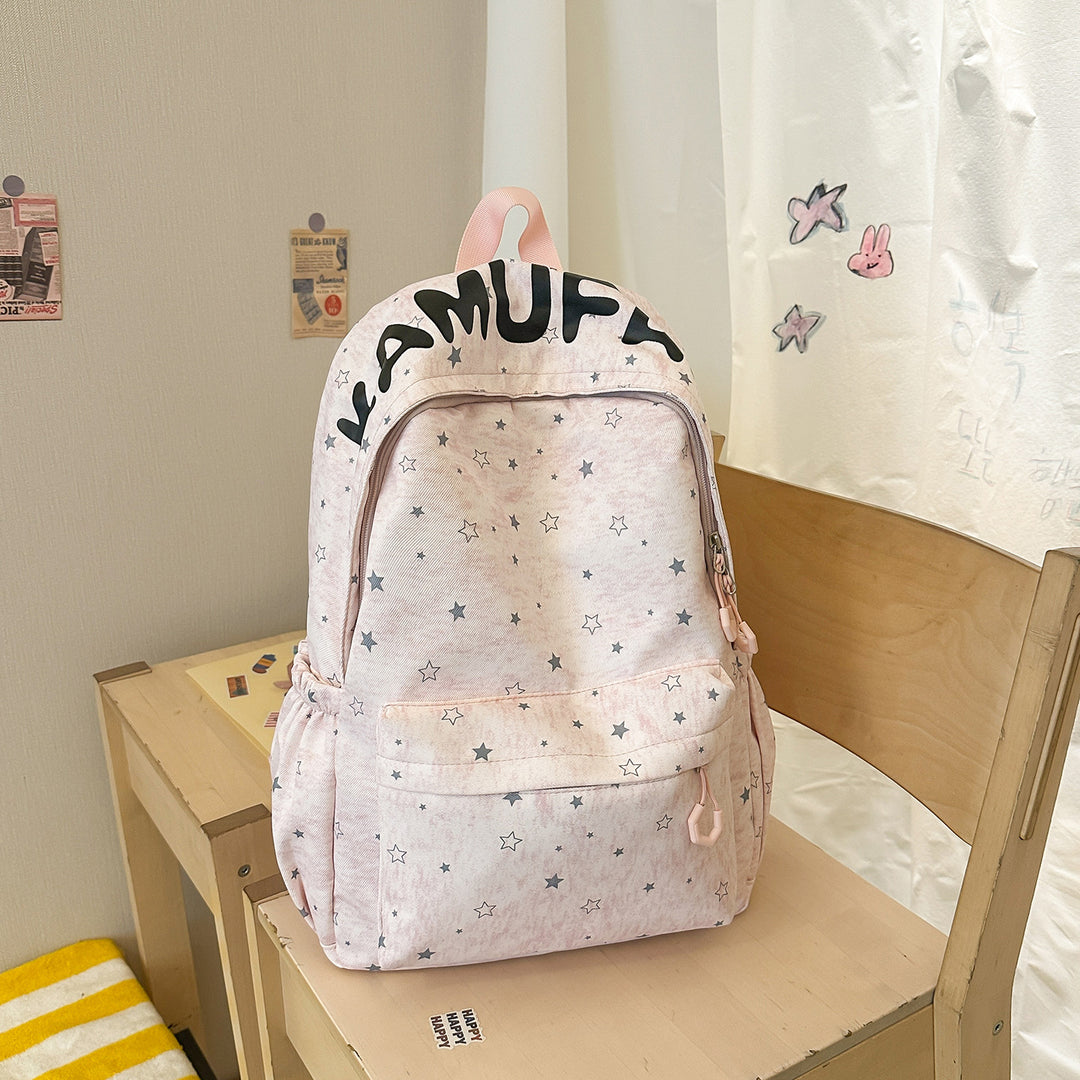 Casual Star-Embellished Backpack Kalsten