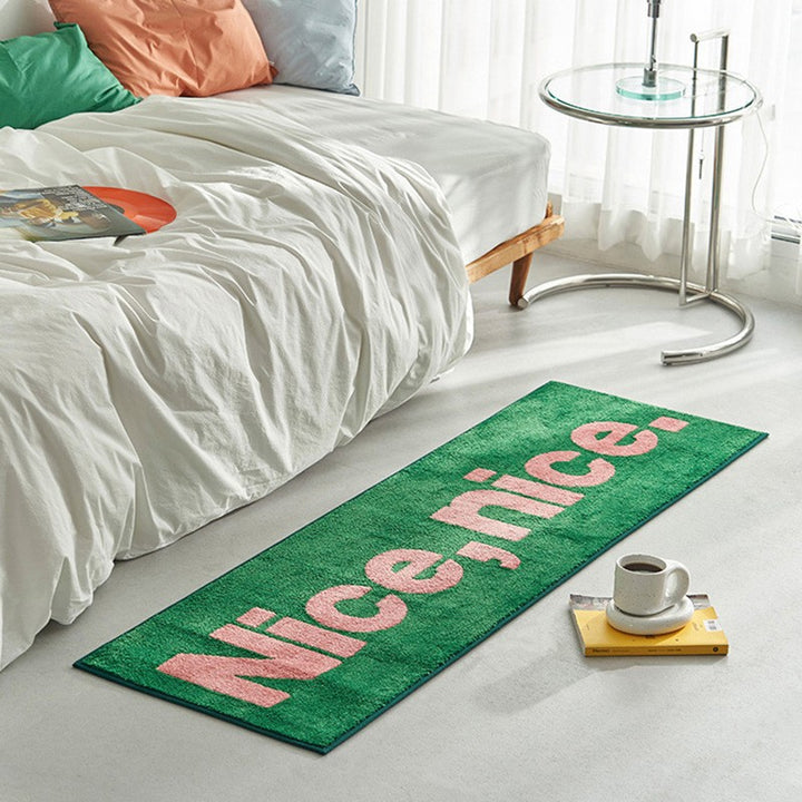 Decorative Phrase Bath Mat Kalsten