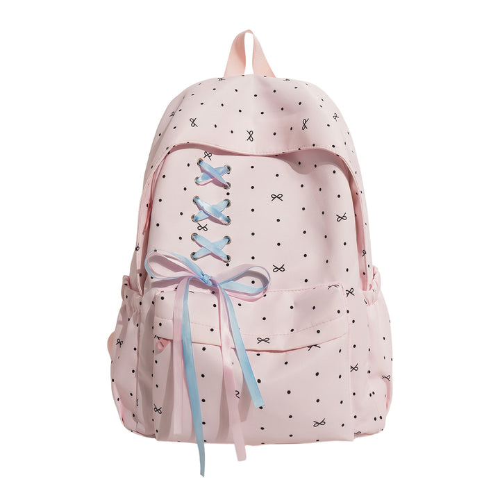 Stylish Lace-Up Embellished Backpack Kalsten