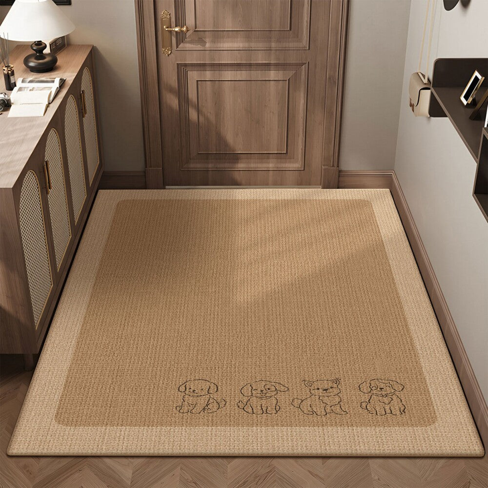 Children's Playful Circus-Themed Area Rug