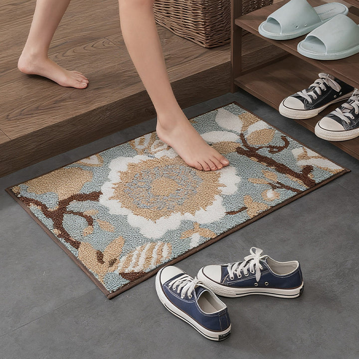 Floral Design Area Rug