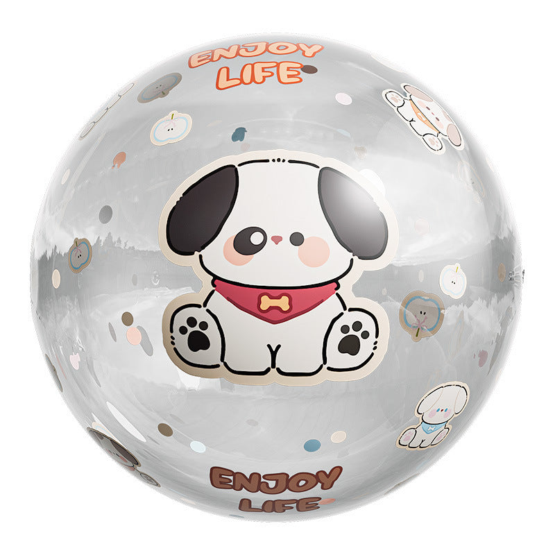 Unisex Inflatable Play Ball with Cheerful Bear Design Kalsten